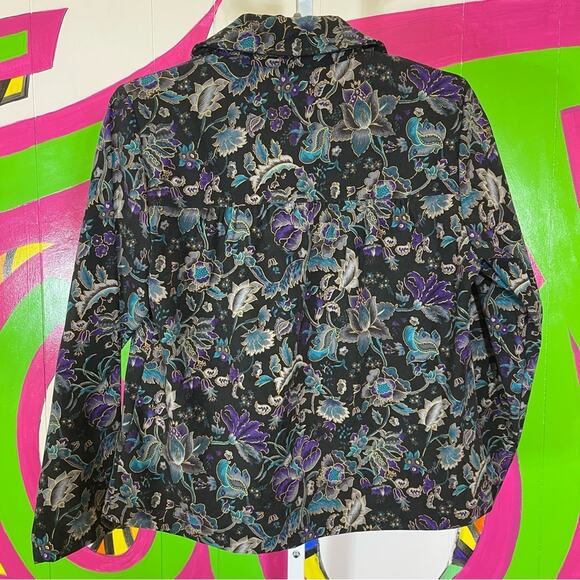 Notations Petite Floral Jacket. Size PM. Excellent condition! - Picture 5 of 5